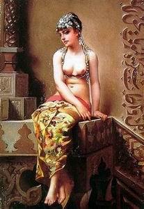 unknow artist Arab or Arabic people and life. Orientalism oil paintings 47 China oil painting art